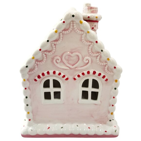 Mr. Christmas Ceramic Gingerbread House Light-Up Hand-Painted - Picture 10 of 15
